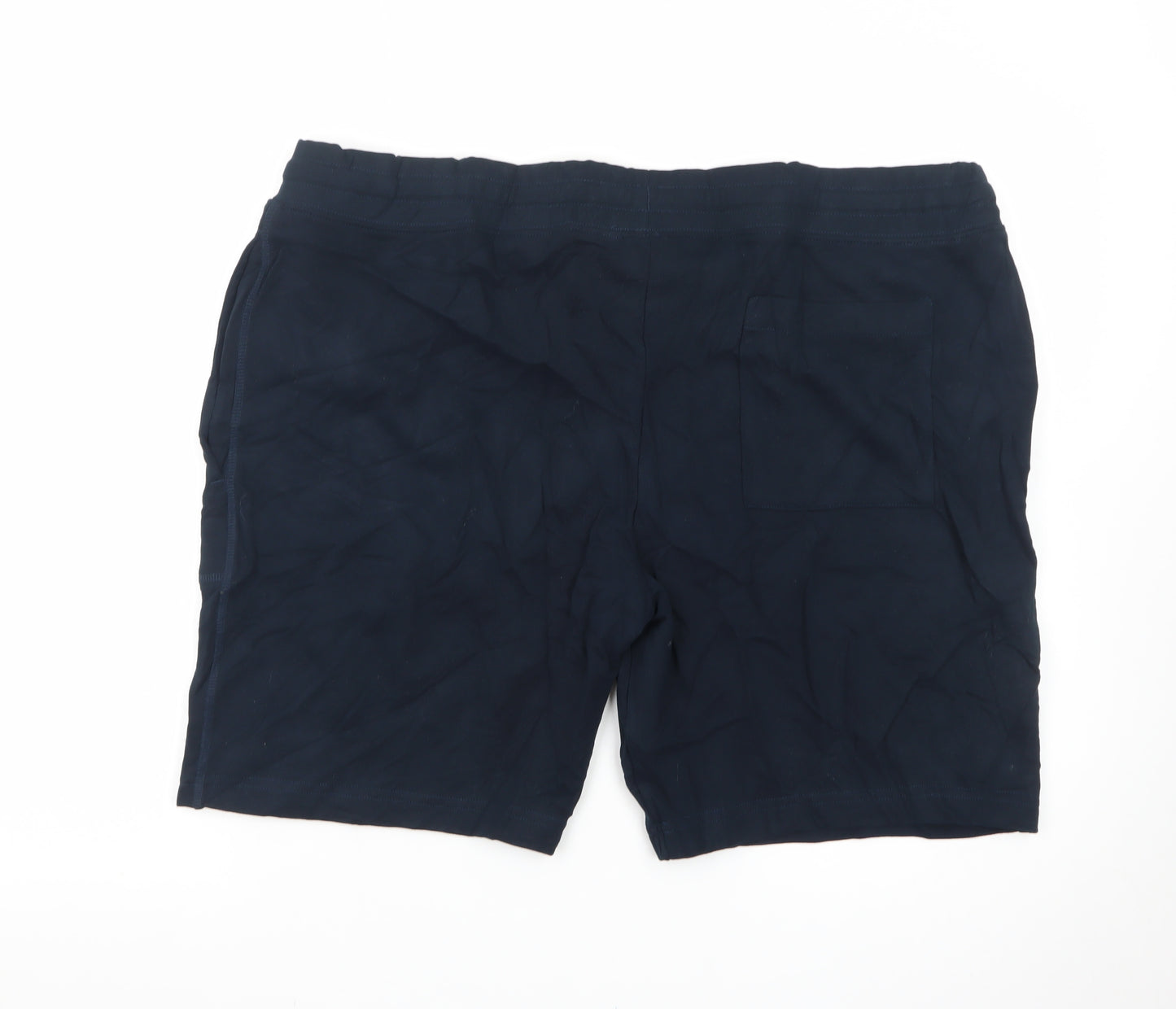 Marks and Spencer Men’s Blue 2XL Sweat Shorts with Drawstring Waist