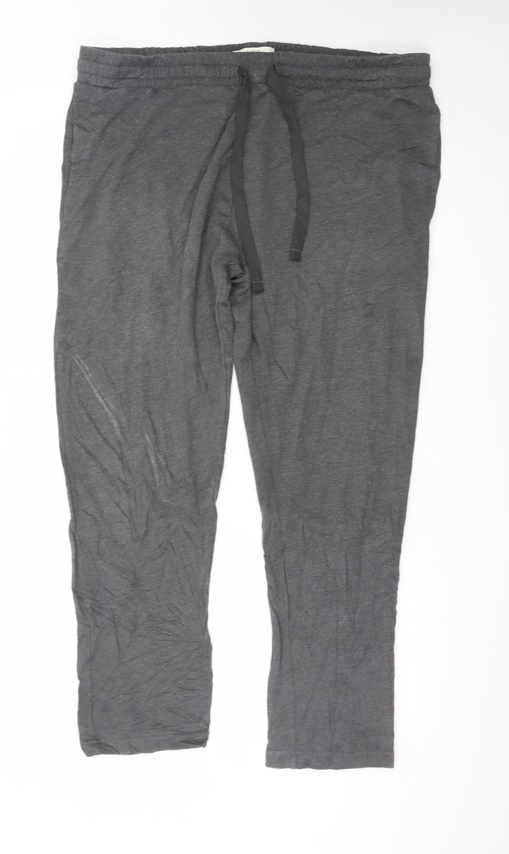 Marks and Spencer Mens Grey Regular Fit Jogger XL Lightweight Trousers