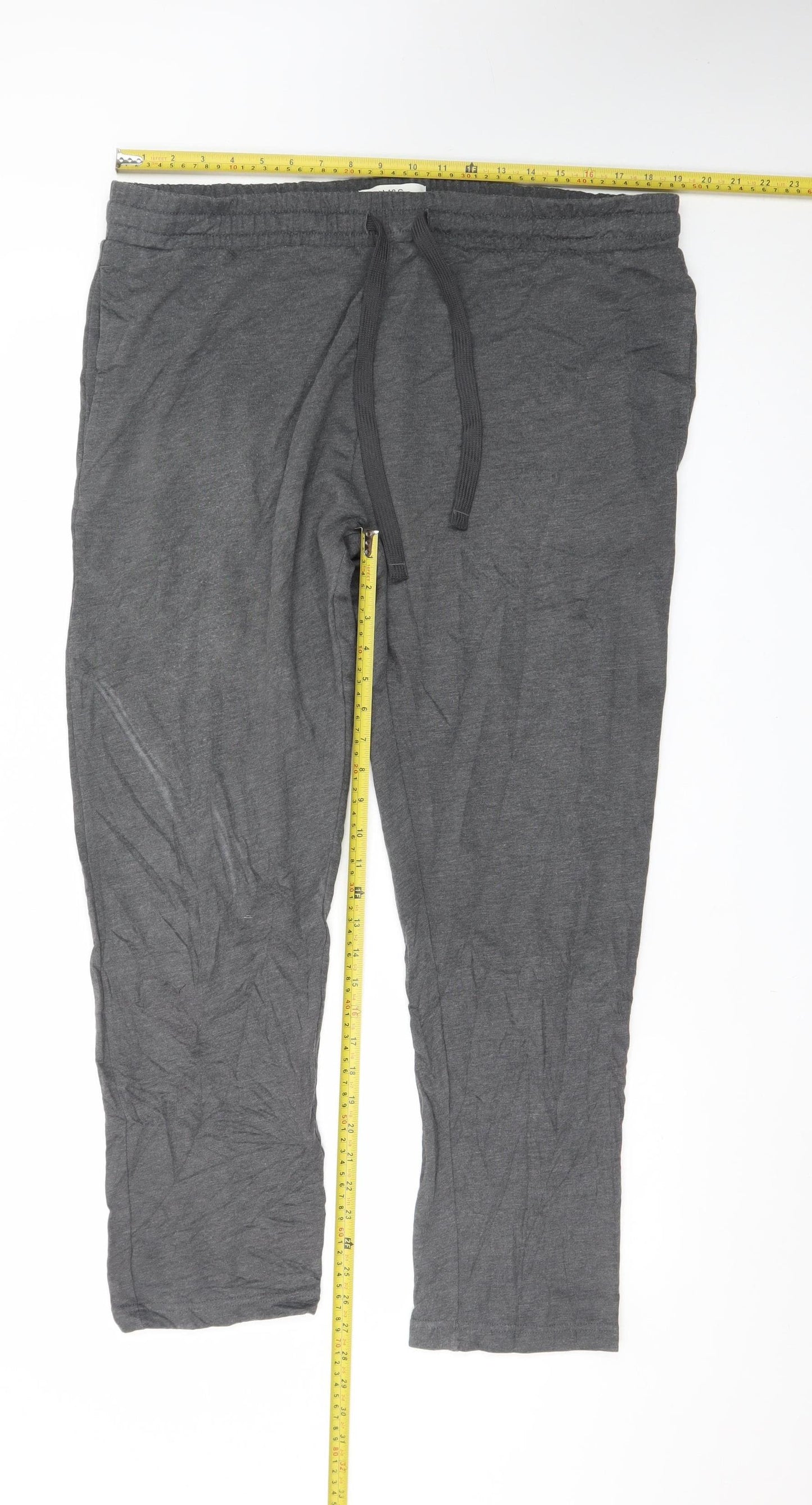 Marks and Spencer Mens Grey Regular Fit Jogger XL Lightweight Trousers