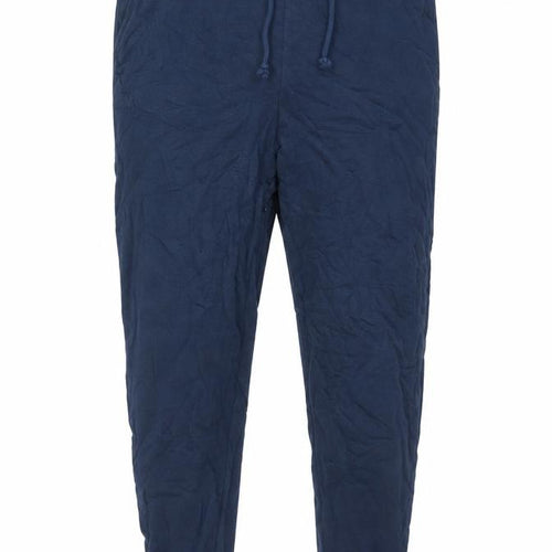 Marks and Spencer Men's Navy Joggers Size L Cotton Blend Casual