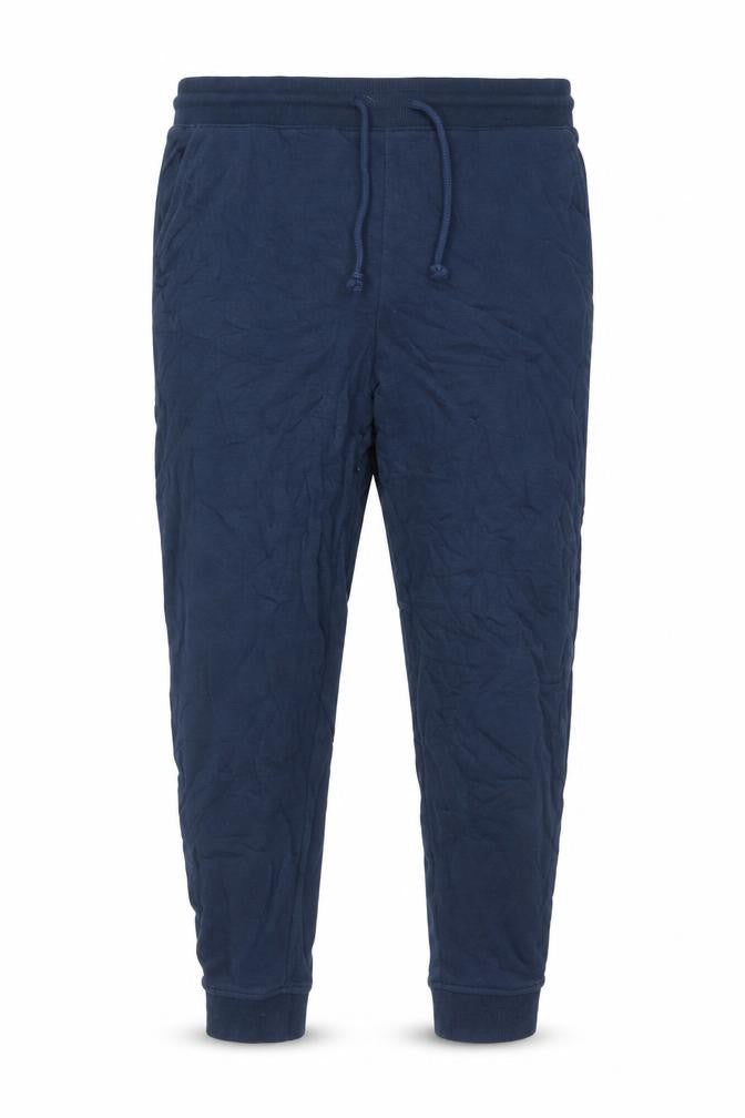 Marks and Spencer Men's Navy Joggers Size L Cotton Blend Casual