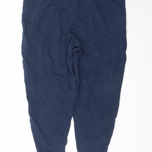 Marks and Spencer Men's Navy Joggers Size L Cotton Blend Casual