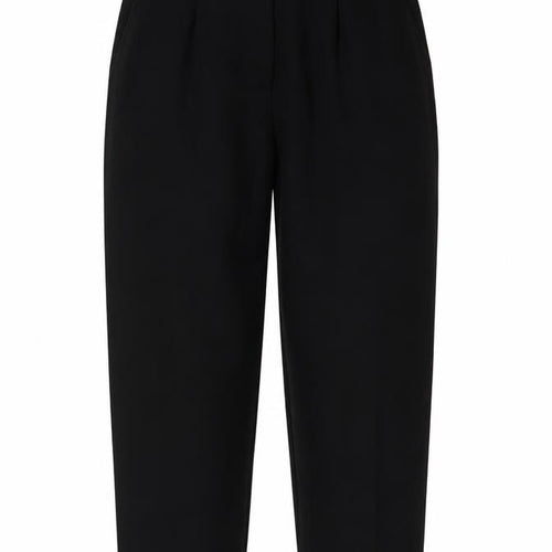 Casual Corner Women's Black Size 8 High Rise Pleated Trousers