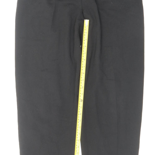 Casual Corner Women's Black Size 8 High Rise Pleated Trousers