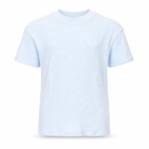 Marks & Spencer Boys Blue Cotton Short Sleeve T-Shirt - 2 Years
