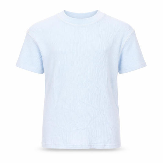 Marks and Spencer Boys Blue Cotton Short Sleeve T-Shirt - 2 Years