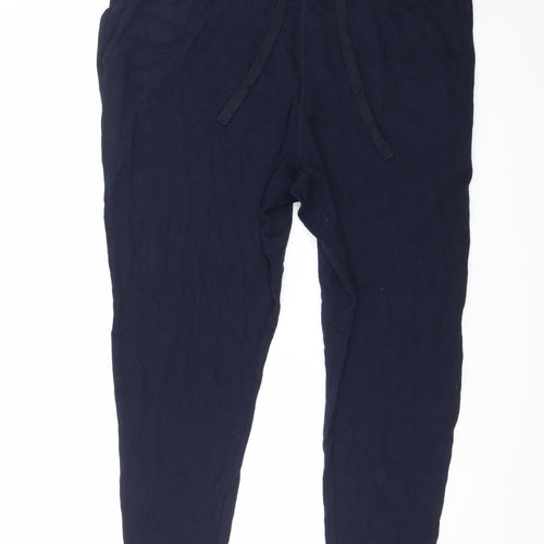 Loungewear Men's Navy Blue 2XL Lounge Pants Drawstring Cotton Blend