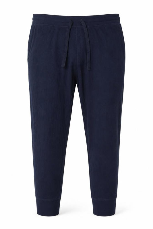 Loungewear Men's Navy Blue 2XL Lounge Pants Drawstring Cotton Blend