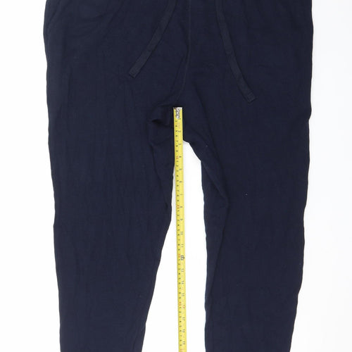 Loungewear Men's Navy Blue 2XL Lounge Pants Drawstring Cotton Blend