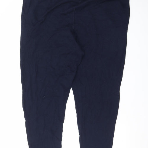 Loungewear Men's Navy Blue 2XL Lounge Pants Drawstring Cotton Blend