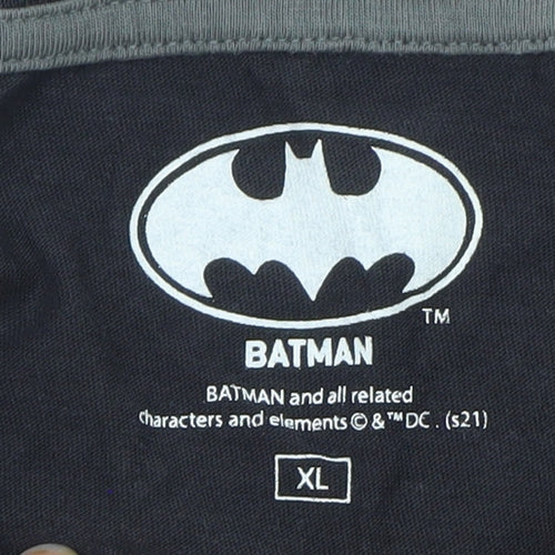 Batman Men’s Black XL Graphic Comic Superhero Short Sleeve T-Shirt