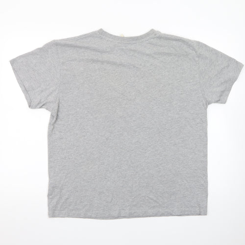H&M Women's Grey Tom and Jerry Short Sleeve Cotton T-Shirt M