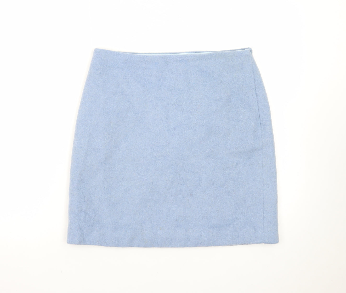 Boden Women's Blue Wool Pencil Skirt Size 10