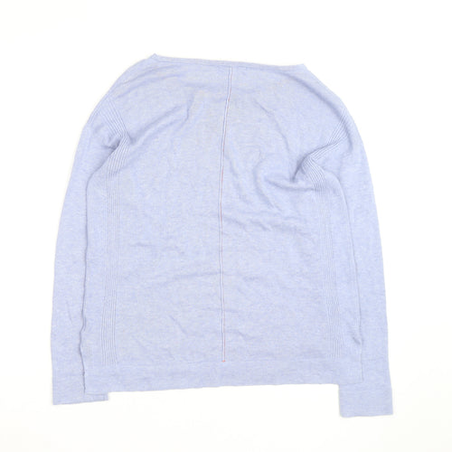 White Stuff Women Blue Size 8 Crew Neck Pullover Jumper