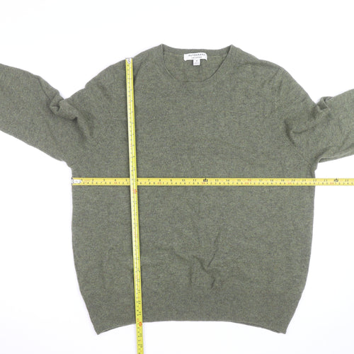 Marks and Spencer Women’s Green Pure Cashmere Jumper Size 18