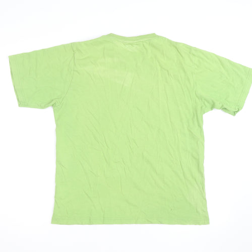Henri Lloyd Men's Green Crew Neck Short Sleeve T-Shirt Size L