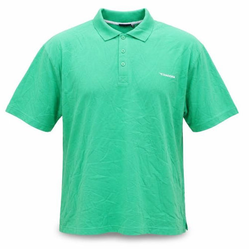 Diadora Men's Green XL Cotton Polo Shirt Casual Sports Top