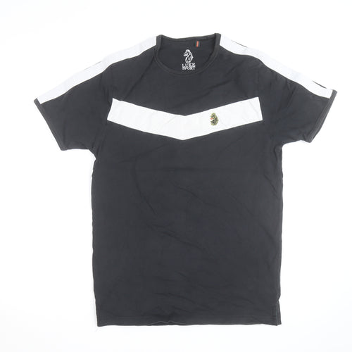 Luke 1977 Sport Men's Black Medium Crew Neck Cotton T-Shirt