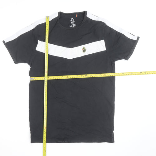Luke 1977 Sport Men's Black Medium Crew Neck Cotton T-Shirt