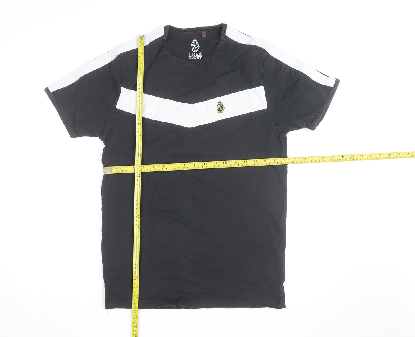 Luke 1977 Sport Men's Black Medium Crew Neck Cotton T-Shirt