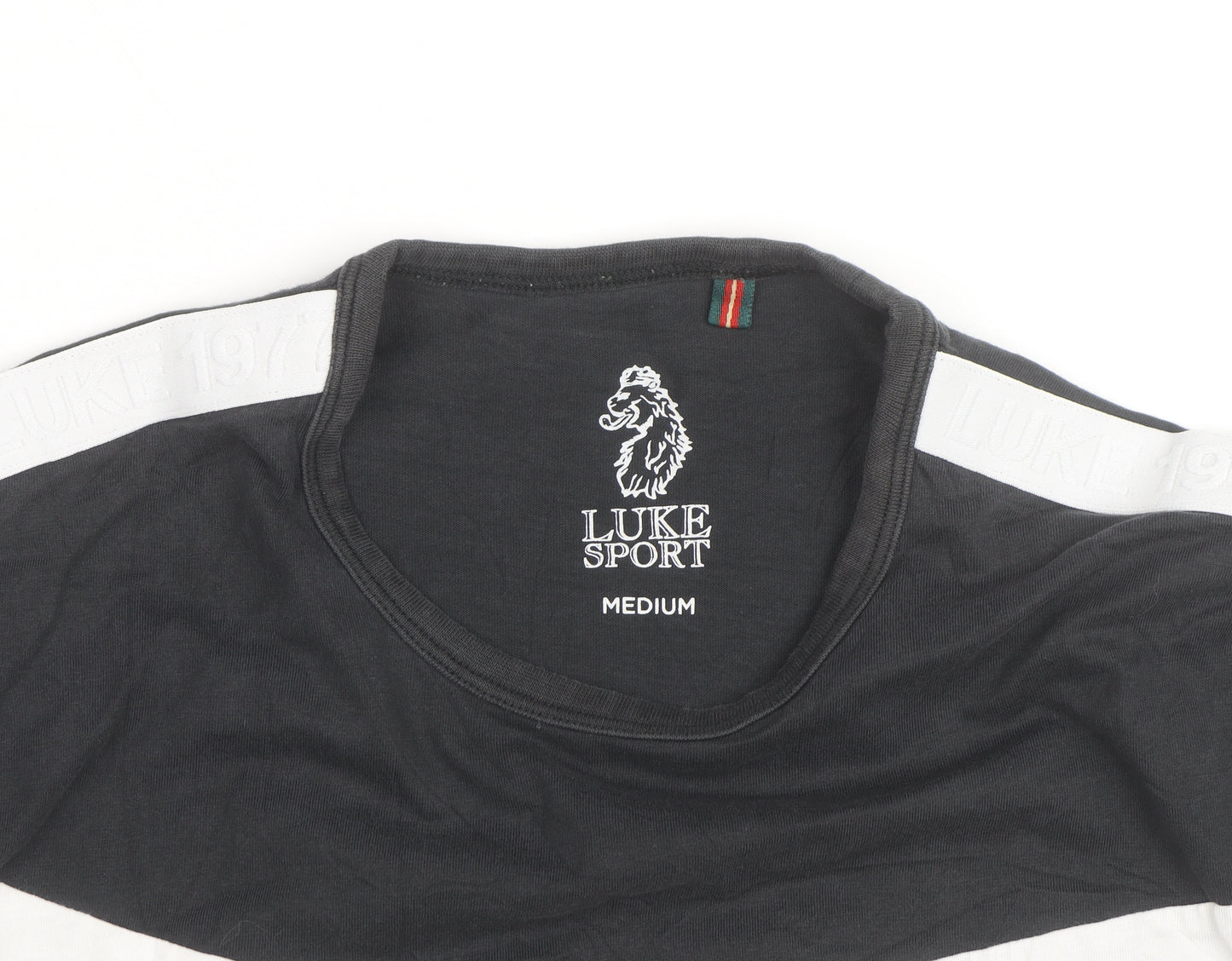 Luke 1977 Sport Men's Black Medium Crew Neck Cotton T-Shirt