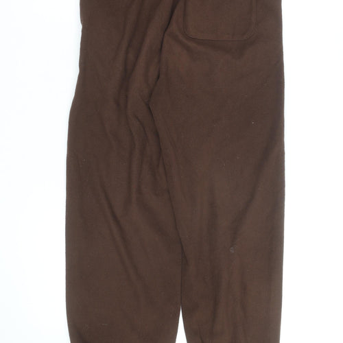 Collusion Women Brown Fleece Jogger Trousers Size 6