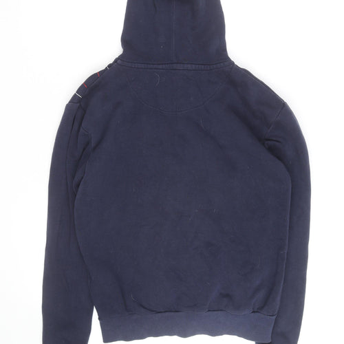 Lansdown Men's Blue Full Zip Hoodie S Embroidered British Eventing