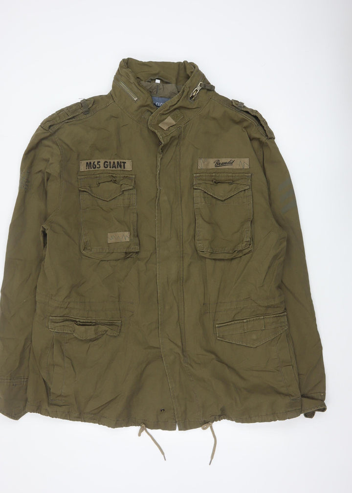 Brandit Men's Khaki M65 Giant Military Jacket XXL Cotton Blend