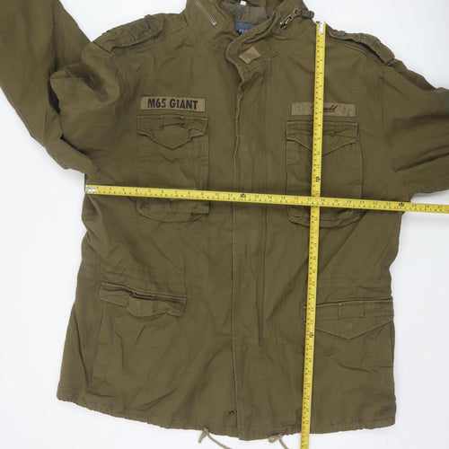 Brandit Men's Khaki M65 Giant Military Jacket XXL Cotton Blend
