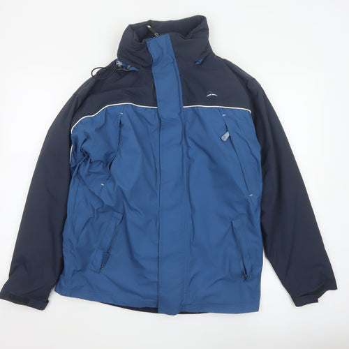 GTI Outdoor Women's Blue Waterproof Parka Jacket Size S