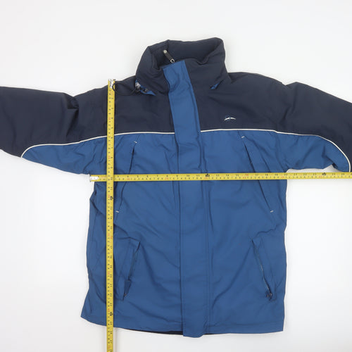 GTI Outdoor Women's Blue Waterproof Parka Jacket Size S