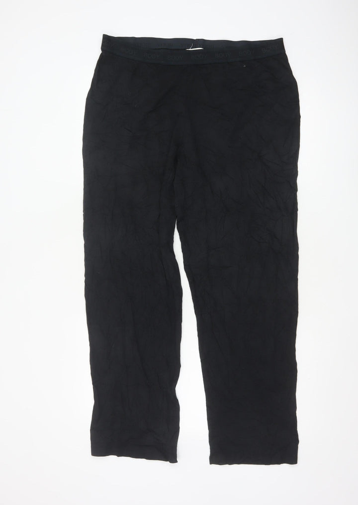 Marks and Spencer Body Men's Black Jersey Cotton Modal Sweatpants Size 18