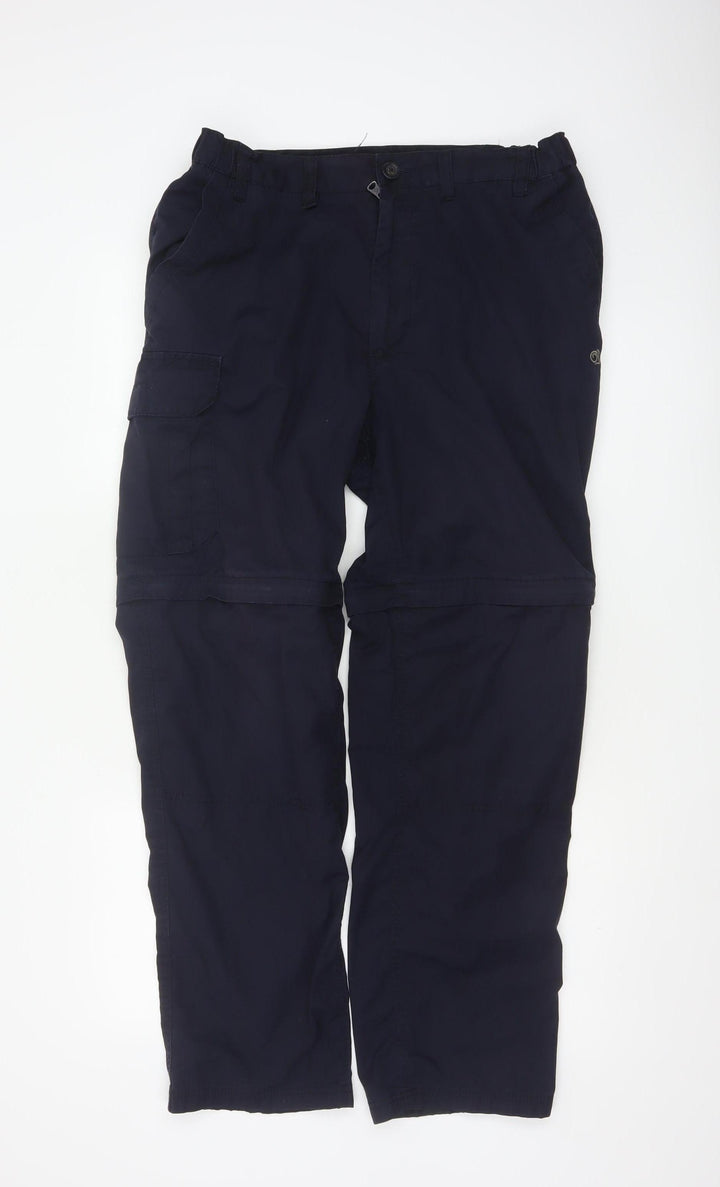 Craghoppers Men's Navy Convertible Cargo Trousers Size 34R