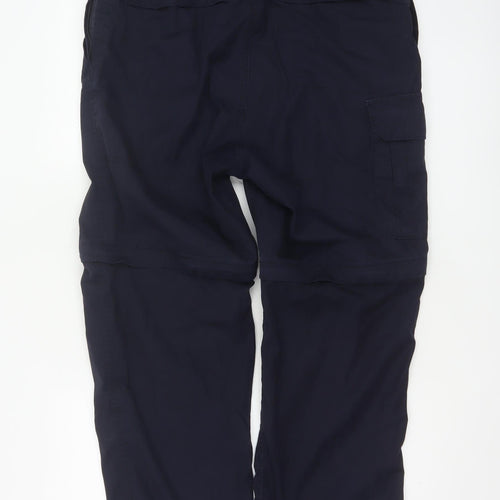 Craghoppers Men's Navy Convertible Cargo Trousers Size 34R