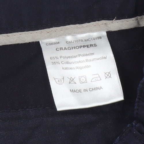 Craghoppers Men's Navy Convertible Cargo Trousers Size 34R