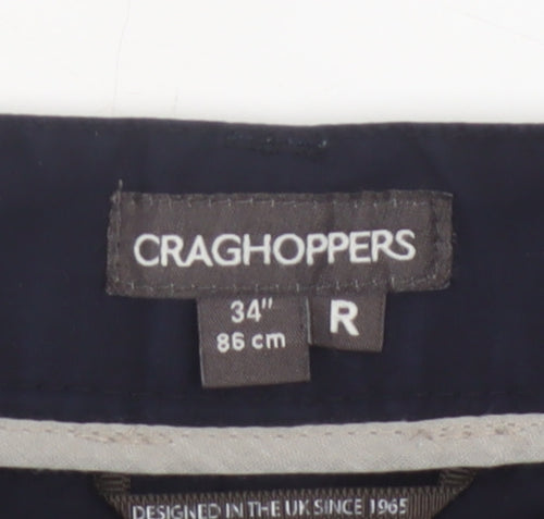 Craghoppers Men's Navy Convertible Cargo Trousers Size 34R