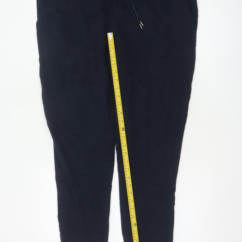 Marks and Spencer Men's Blue XL Jogger Trousers Cotton Blend