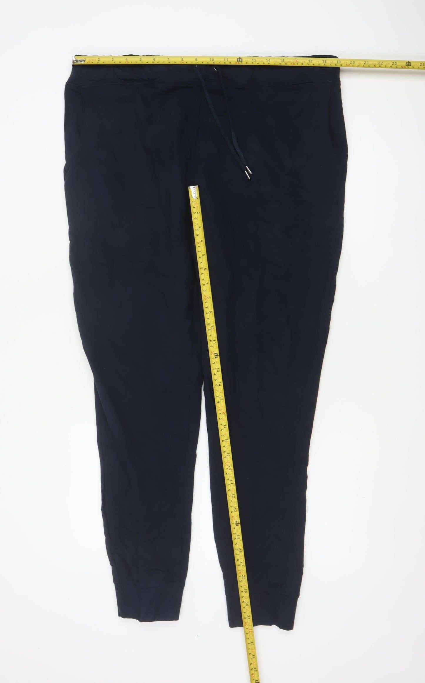 Marks and Spencer Men's Blue XL Jogger Trousers Cotton Blend