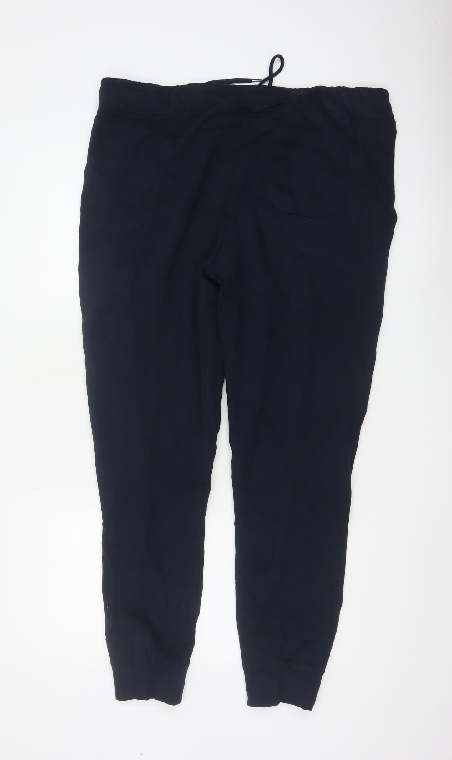 Marks and Spencer Men's Blue XL Jogger Trousers Cotton Blend