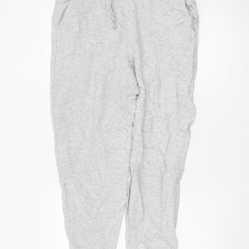 Marks and Spencer Women’s Grey Cotton Blend Jogger Trousers Size 14
