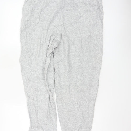 Marks and Spencer Women’s Grey Cotton Blend Jogger Trousers Size 14