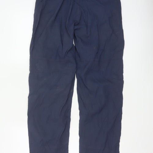 TOG24 Women's Blue Cargo Trousers Size 10 Long Polyamide Stretch
