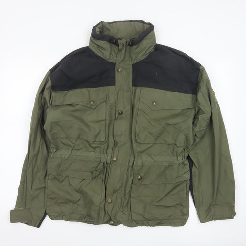 Fjällräven Women's Green XS Parka Jacket Windproof Outdoor Style