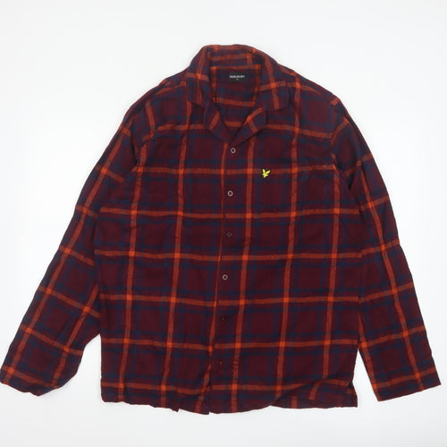 Lyle & Scott Men's Multicoloured Check Cotton Flannel Shirt M