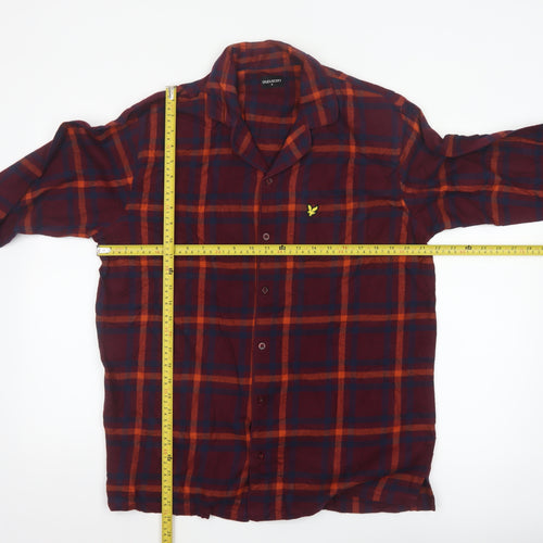 Lyle & Scott Men's Multicoloured Check Cotton Flannel Shirt M