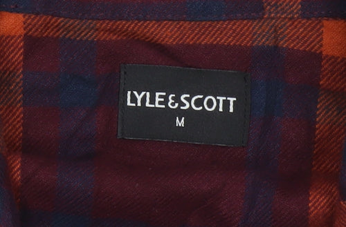 Lyle & Scott Men's Multicoloured Check Cotton Flannel Shirt M