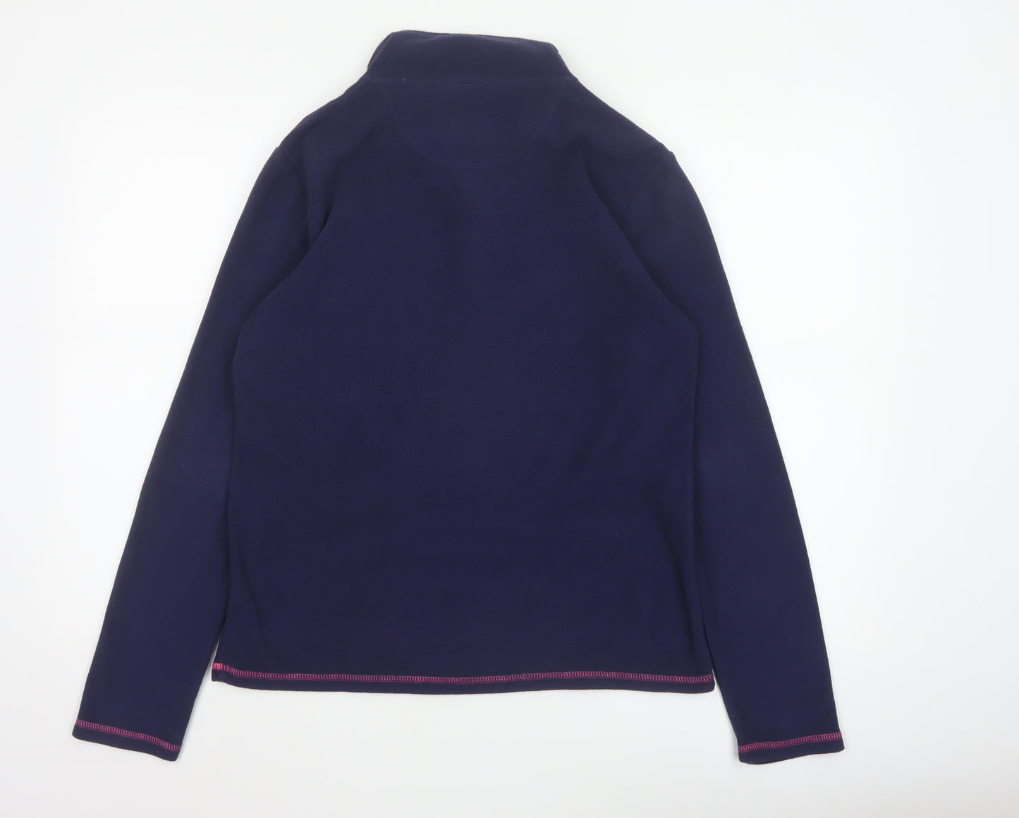 Peter Storm Women's Navy 1/2 Zip Fleece Pullover Size 12 Outdoor Warm Lined