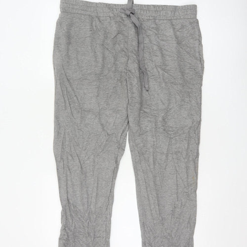 Marks and Spencer Mens Grey Regular Fit Jogger Trousers L