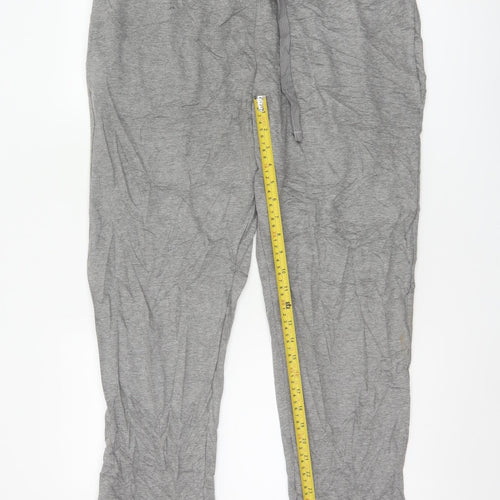 Marks and Spencer Mens Grey Regular Fit Jogger Trousers L