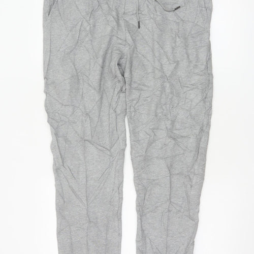 Marks and Spencer Men's Grey Regular Fit Sweatpants Size L